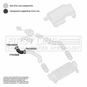 FIRST LINE fth1568 -  Трубка нагнетаемого воздуха